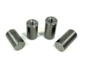 Bung King Weld-In Blind Threaded Tank Bung, Steel Petcock Adapter & Tank Bung Bung King