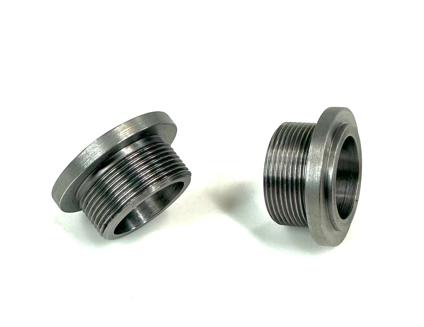 Bung King Weld-In Petcock Bung, 22mm x 1.0, 1018 Mild Steel Petcock Adapter & Tank Bung Bung King