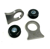 Bung King Hourglass Weld-On Rubber Mounting Tabs, Short, Pair Gas Tank Mount Kit & Hardware Bung King