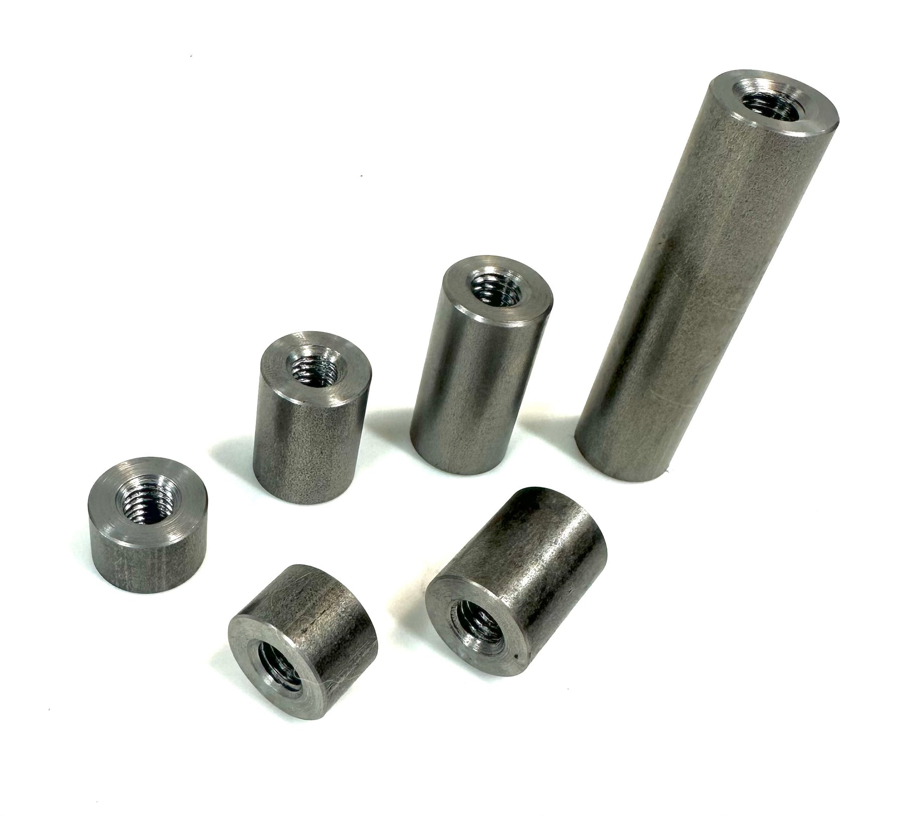 Bung King Weld-In Threaded Bung 3/8"-16, 1018 Mild Steel Frame Fabrication Part Bung King