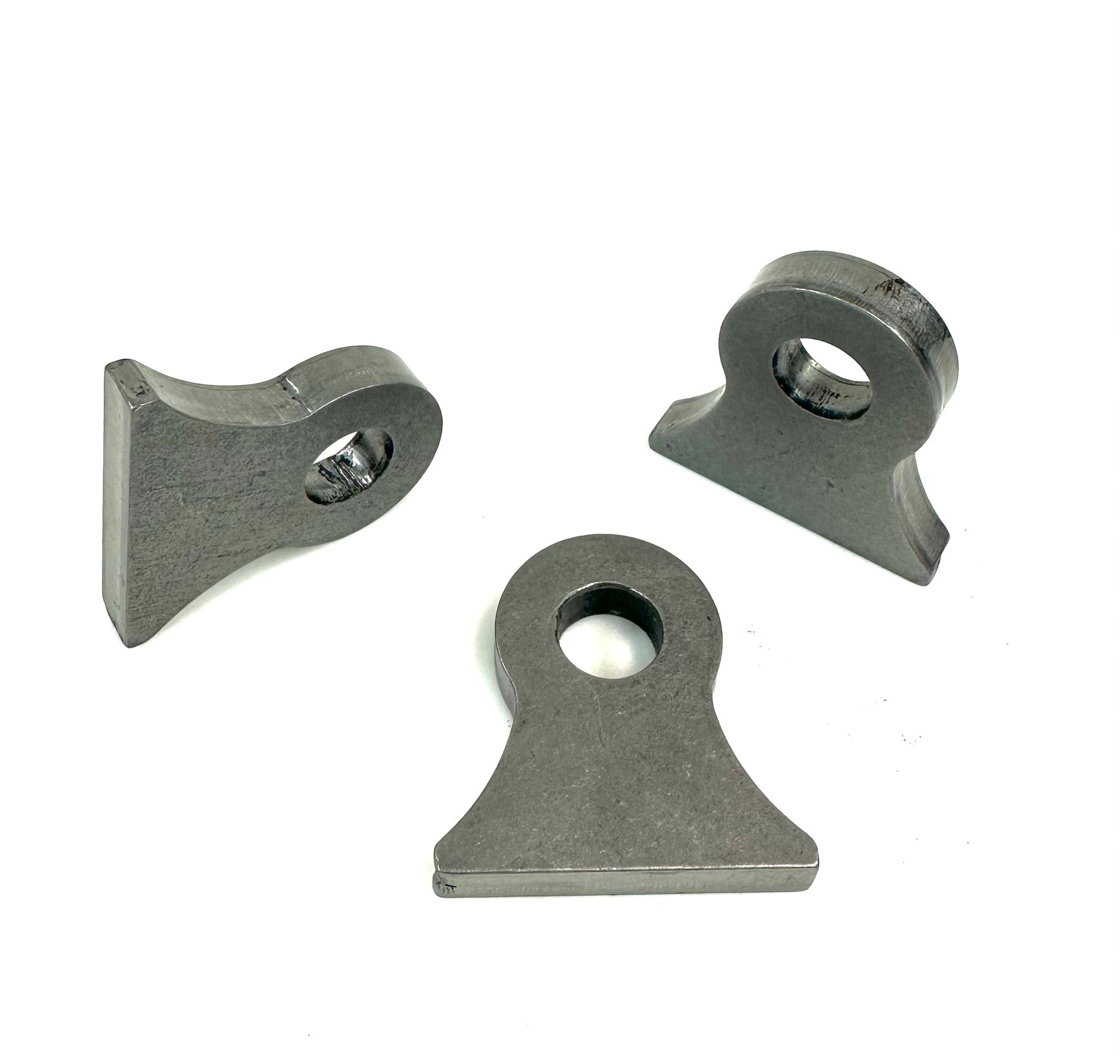 Bung King Hourglass Weld-On Mounting Tab, 3/8" Hole, 1/4" Mild Steel Frame Fabrication Part Bung King