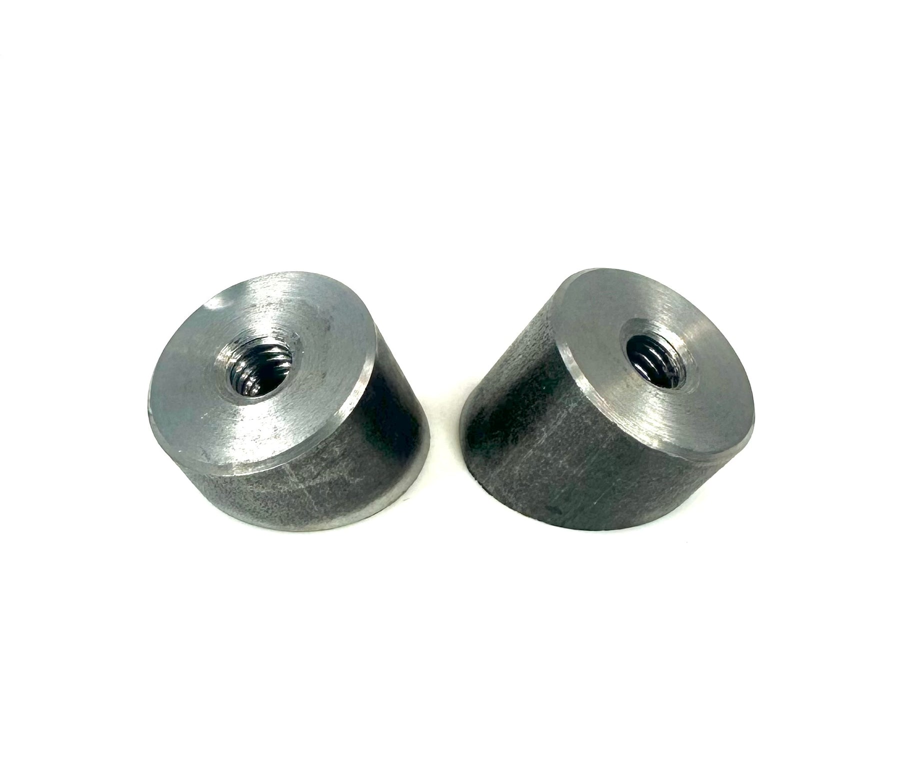 Bung King Tapered Weld-On Seat Pan Bungs, 20 Degree, Pair Frame Fabrication Part Bung King