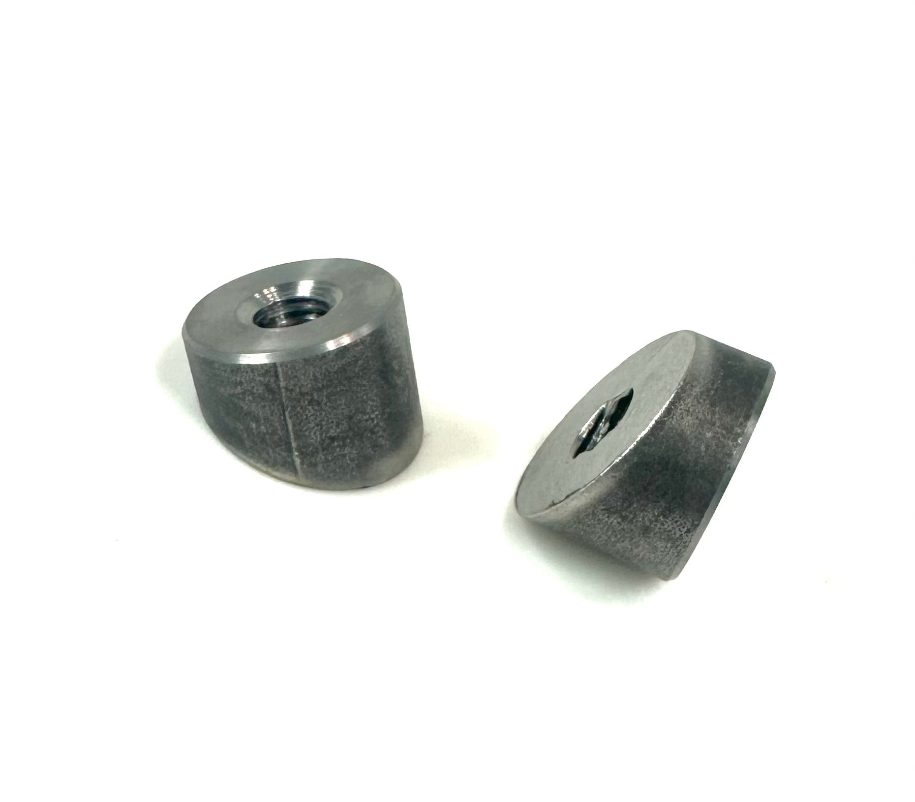 Bung King Tapered Weld-On Seat Pan Bungs, 20 Degree, Pair Frame Fabrication Part Bung King