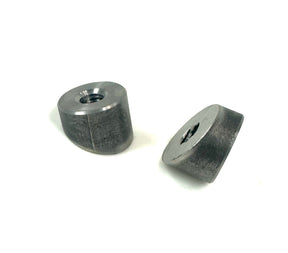 Bung King Tapered Weld-On Seat Pan Bungs, 20 Degree, Pair Frame Fabrication Part Bung King