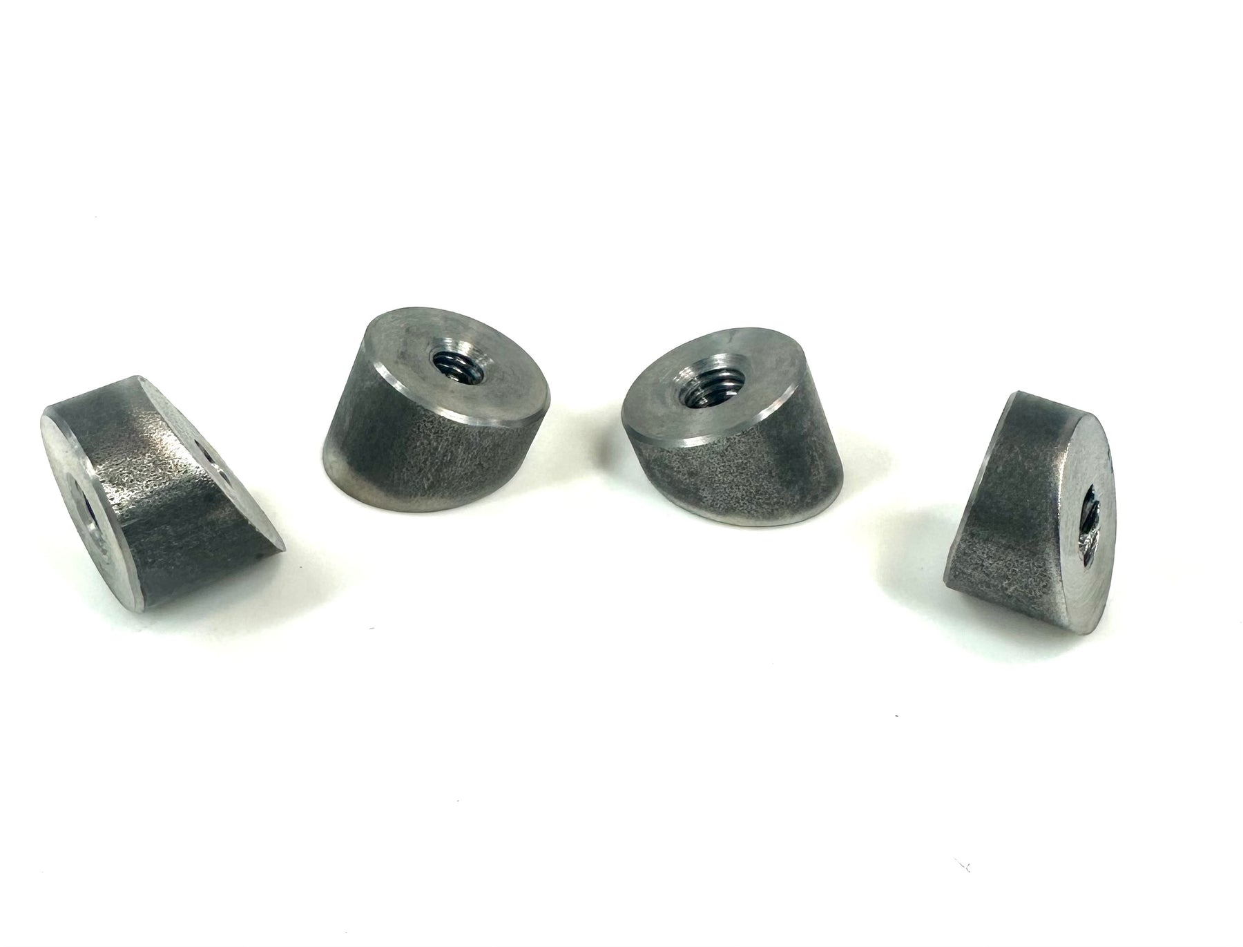Bung King Tapered Weld-On Seat Pan Bungs, 20 Degree, Pair Frame Fabrication Part Bung King