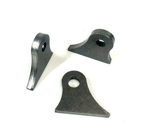 Bung King Arched Weld-On Mounting Tab, 1/4" Mild Steel Frame Fabrication Part Bung King