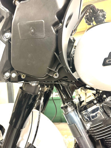 Bung King Fairing Support Bracket Kit, Gloss Black - 2023 CVO Road Glide, 2024-2025 Road Glide Fairing Bracket Bung King
