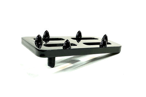 Bung King Gripper Brake Pedal Pad, Gloss Black - Touring (FLH) Brake Pedal Pad & Cover Bung King