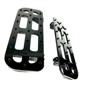 Bung King Gripper Floorboards, Gloss Black - Touring (FLH) Floorboard Bung King
