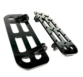 Bung King Gripper Floorboards, Gloss Black - Touring (FLH) Floorboard Bung King