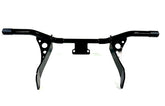 Bung King Highway Peg Crash Bar, Gloss Black - 2024-2025 Touring (FLH) Highway Peg Crash Bar Bung King