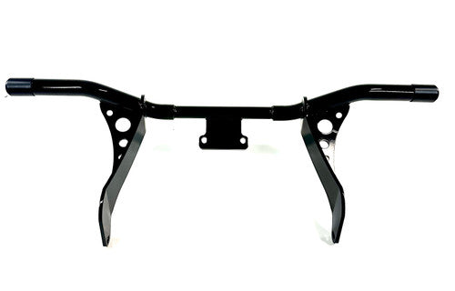 Bung King Highway Peg Crash Bar, Gloss Black - 2024-2025 Touring (FLH) Highway Peg Crash Bar Bung King