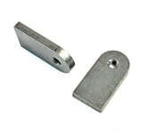 Bung King Universal Weld-On Tab, 5/16"-18 Tapped Hole, 1/4" Mild Steel Frame Fabrication Part Bung King
