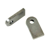 Bung King Universal Weld-On Tab, 3/8" Through-Hole, 1/4" Mild Steel Frame Fabrication Part Bung King