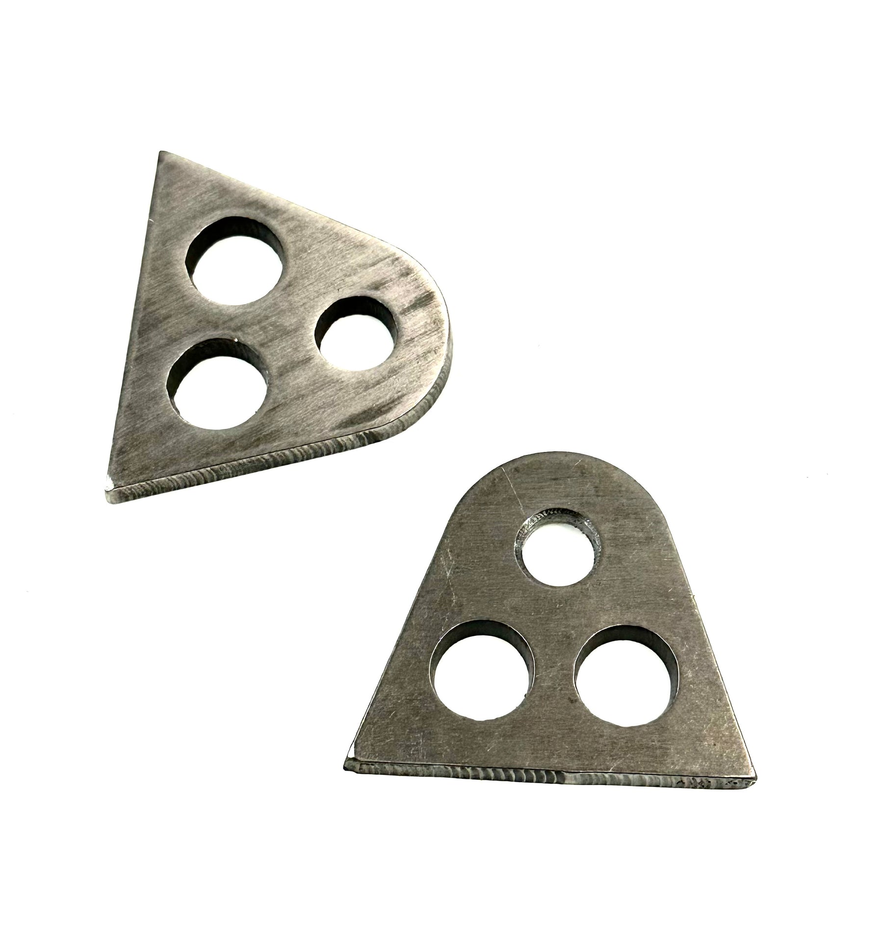 Bung King Weld-On Brake Stay Tab with Lightening Holes, 3/16" Mild Steel Frame Fabrication Part Bung King