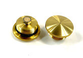 Bung King Vented Filler Cap 1.25"-12, Brass Gas Cap Bung King
