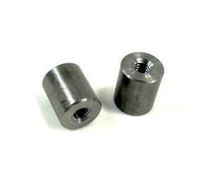 Bung King Weld-In Threaded Bung 1/4"-20, 1018 Mild Steel Frame Fabrication Part Bung King