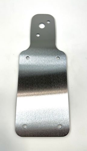 Bung King License Plate Backing Plate for Early Chevy Truck-Style Tail Light, 1/8" Mild Steel License Plate Mount Bung King