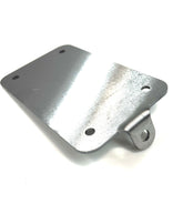 Bung King Universal License Plate Backing Plate with Light Mount Tab, 1/8" Mild Steel License Plate Bracket Adapter & Part Bung King