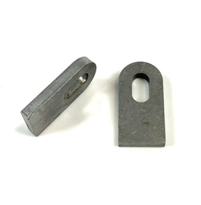 Bung King 3/8" Slotted Weld-On Mounting Tab, 1/4" Mild Steel Frame Fabrication Part Bung King
