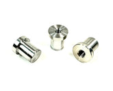 Bung King Weld-In Stepped Blind Tank Bung, 6061-T6 Aluminum Petcock Adapter & Tank Bung Bung King