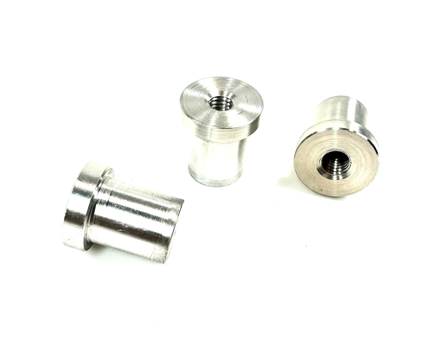 Bung King Weld-In Stepped Blind Tank Bung, 6061-T6 Aluminum Petcock Adapter & Tank Bung Bung King