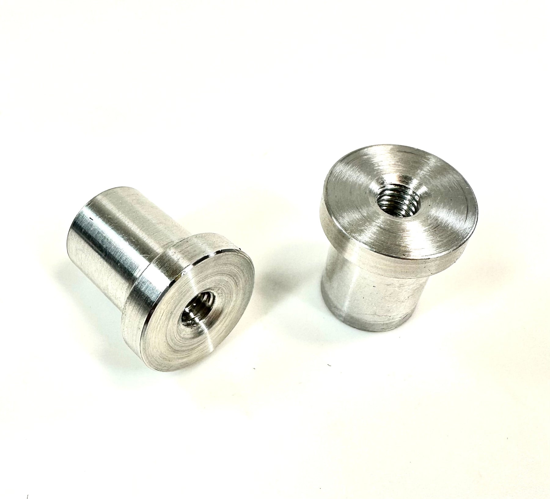 Bung King Weld-In Stepped Blind Tank Bung, 6061-T6 Aluminum Petcock Adapter & Tank Bung Bung King