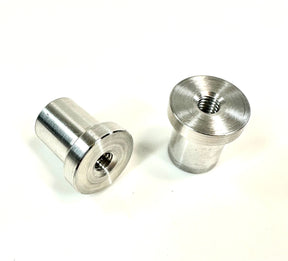 Bung King Weld-In Stepped Blind Tank Bung, 6061-T6 Aluminum Petcock Adapter & Tank Bung Bung King