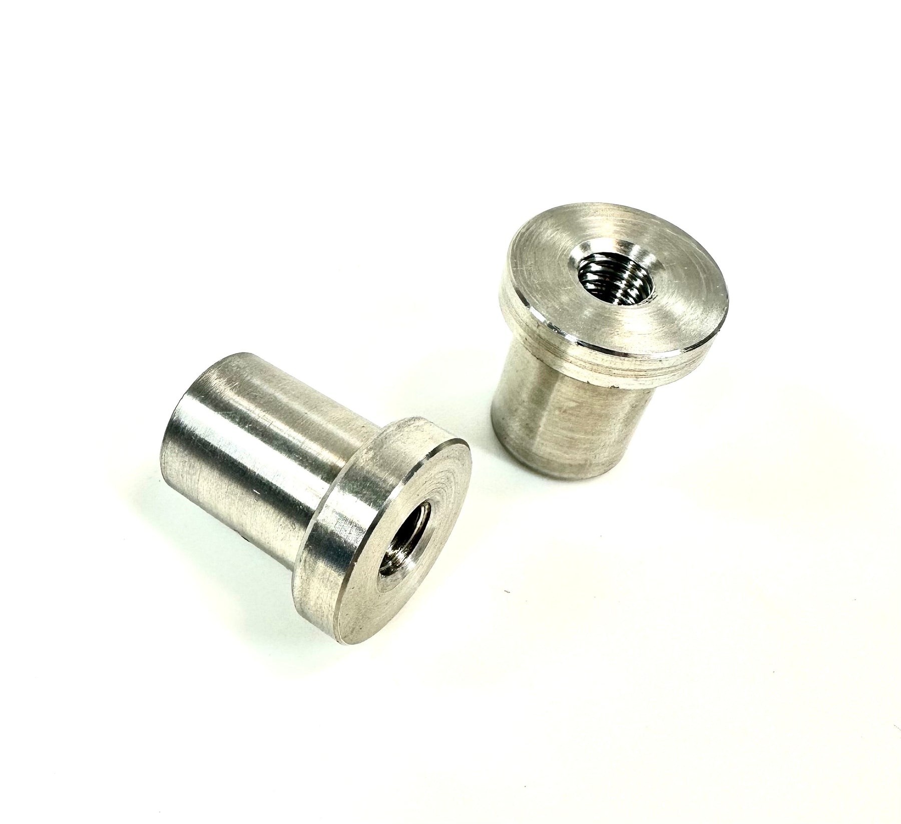 Bung King Weld-In Stepped Blind Tank Bung, 6061-T6 Aluminum Petcock Adapter & Tank Bung Bung King