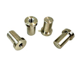 Bung King Weld-In Stepped Blind Tank Bung, Stainless Steel Petcock Adapter & Tank Bung Bung King