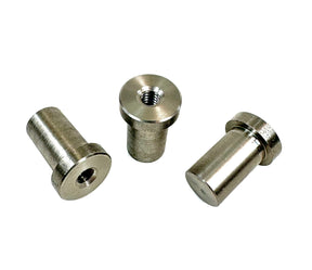 Bung King Weld-In Stepped Blind Tank Bung, Stainless Steel Petcock Adapter & Tank Bung Bung King