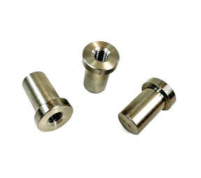 Bung King Weld-In Stepped Blind Tank Bung, Stainless Steel Petcock Adapter & Tank Bung Bung King