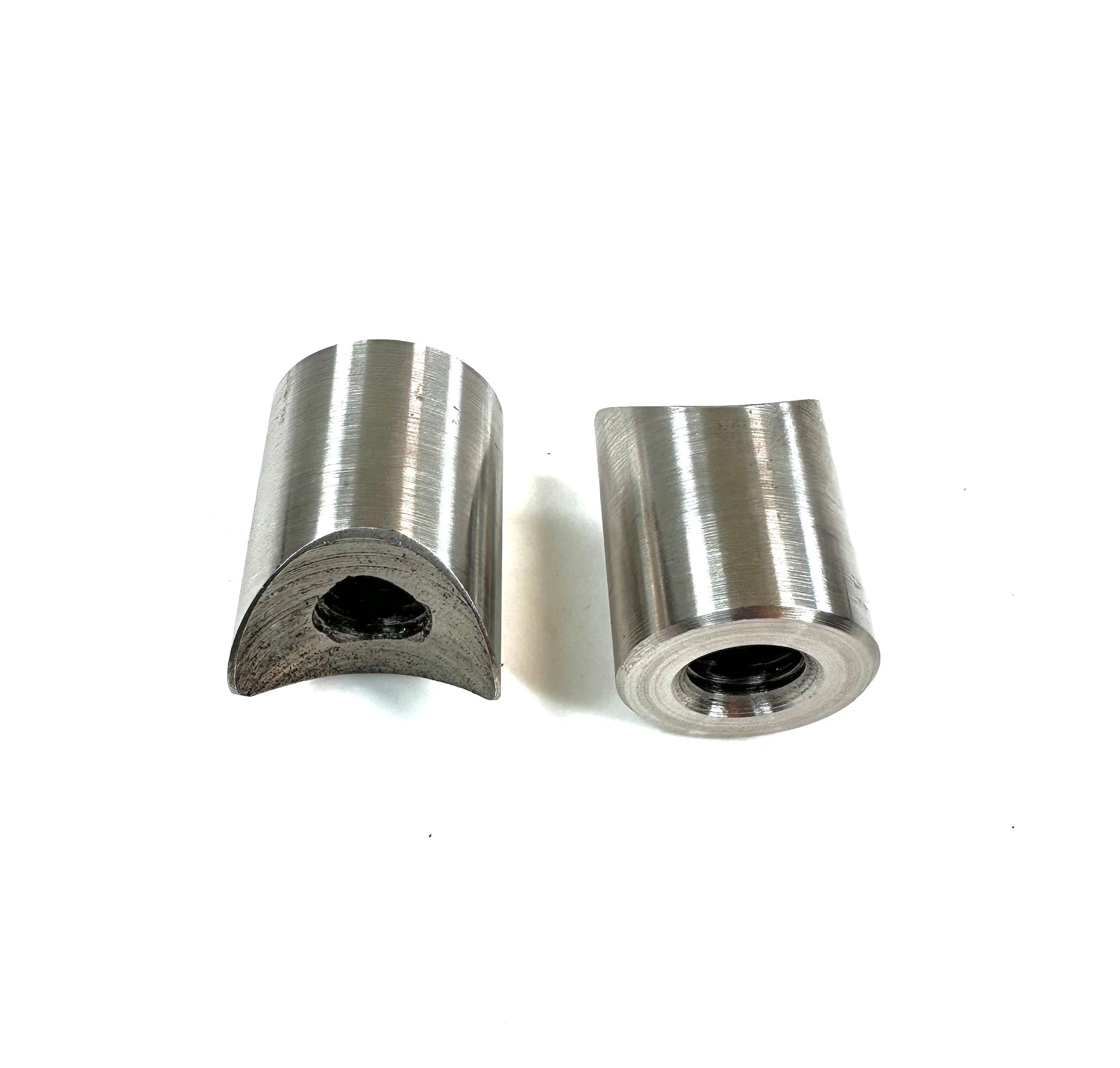 Bung King Coped Weld-On Riser Spud 1/2"-13, Stainless Steel Frame Fabrication Part Bung King