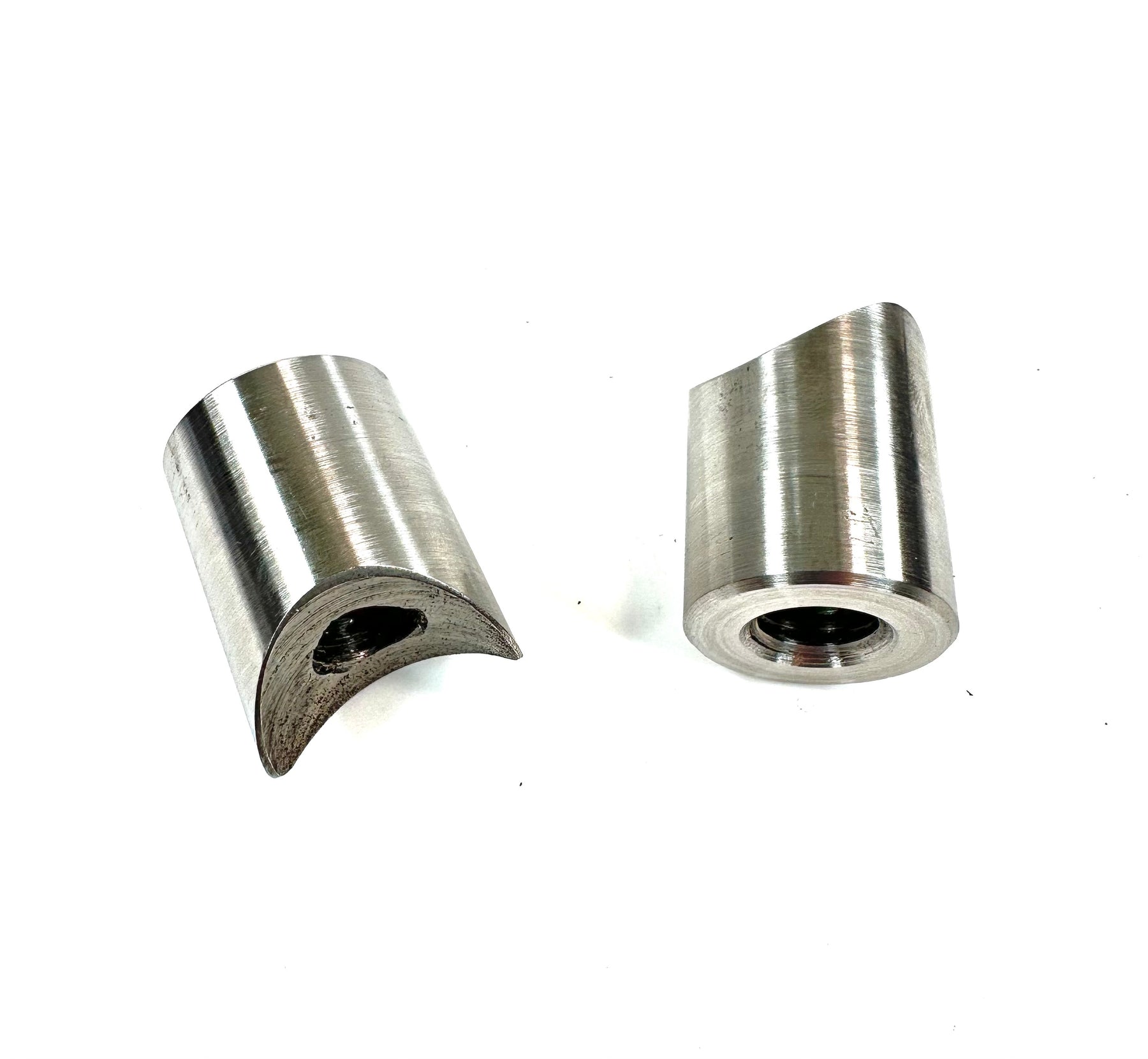 Bung King Coped Weld-On Riser Spud 1/2"-13, Stainless Steel Frame Fabrication Part Bung King