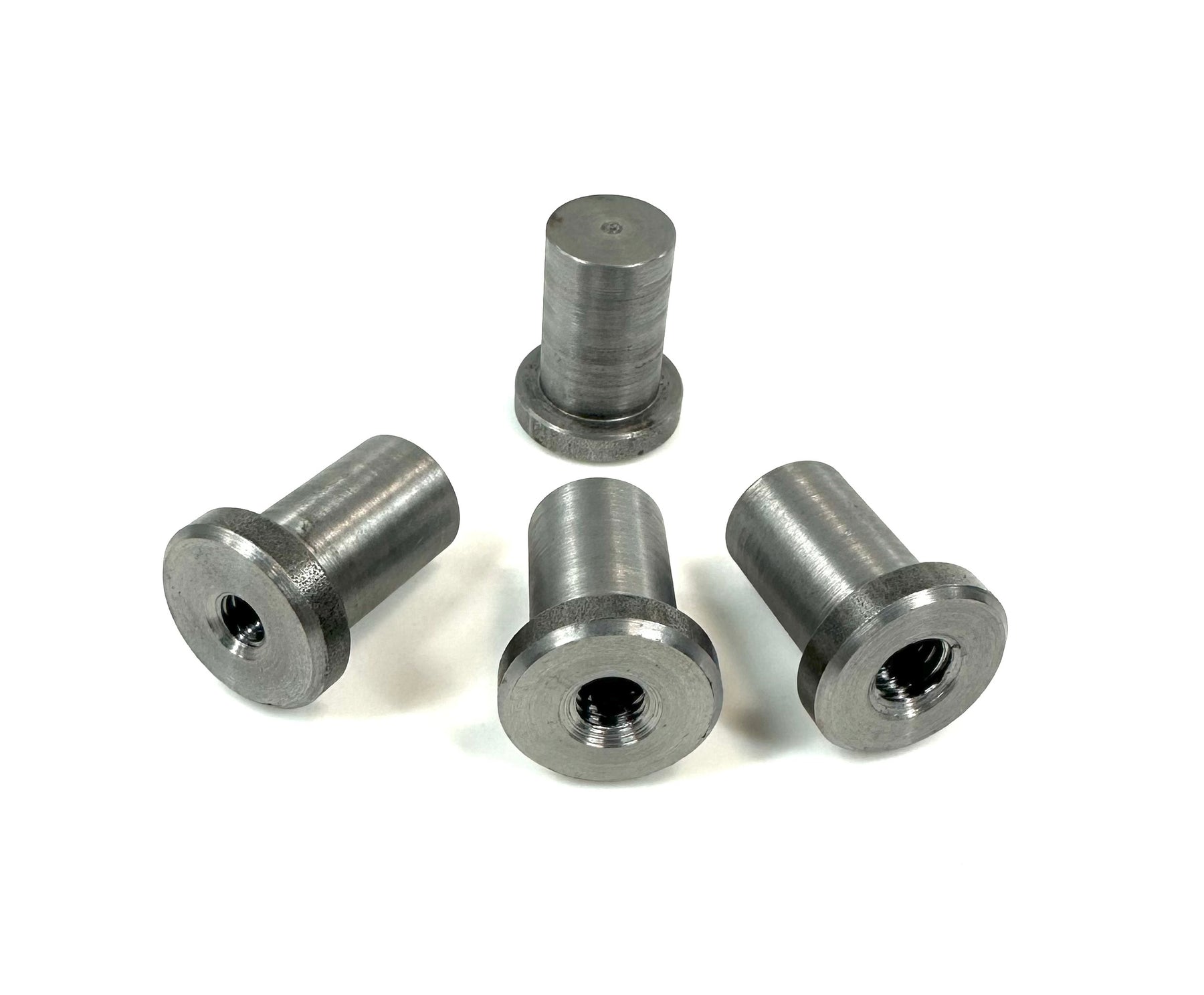 Bung King Weld-In Stepped Blind Tank Bung, 1018 Mild Steel Petcock Adapter & Tank Bung Bung King