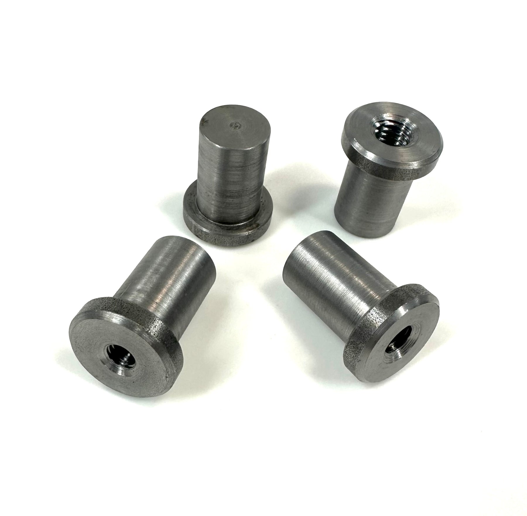 Bung King Weld-In Stepped Blind Tank Bung, 1018 Mild Steel Petcock Adapter & Tank Bung Bung King
