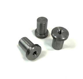 Bung King Weld-In Stepped Blind Tank Bung, 1018 Mild Steel Petcock Adapter & Tank Bung Bung King