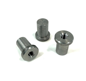 Bung King Weld-In Stepped Blind Tank Bung, 1018 Mild Steel Petcock Adapter & Tank Bung Bung King