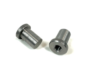 Bung King Weld-In Stepped Blind Tank Bung, 1018 Mild Steel Petcock Adapter & Tank Bung Bung King