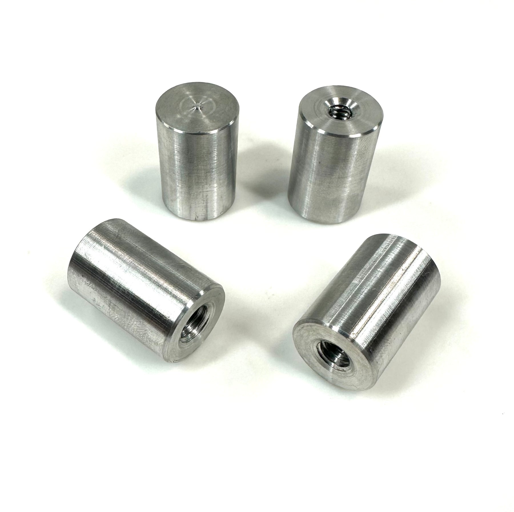 Bung King Weld-In Blind Threaded Tank Bung, 6061-T6 Aluminum Petcock Adapter & Tank Bung Bung King