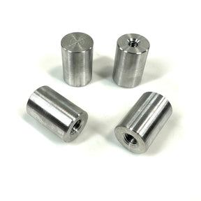 Bung King Weld-In Blind Threaded Tank Bung, 6061-T6 Aluminum Petcock Adapter & Tank Bung Bung King