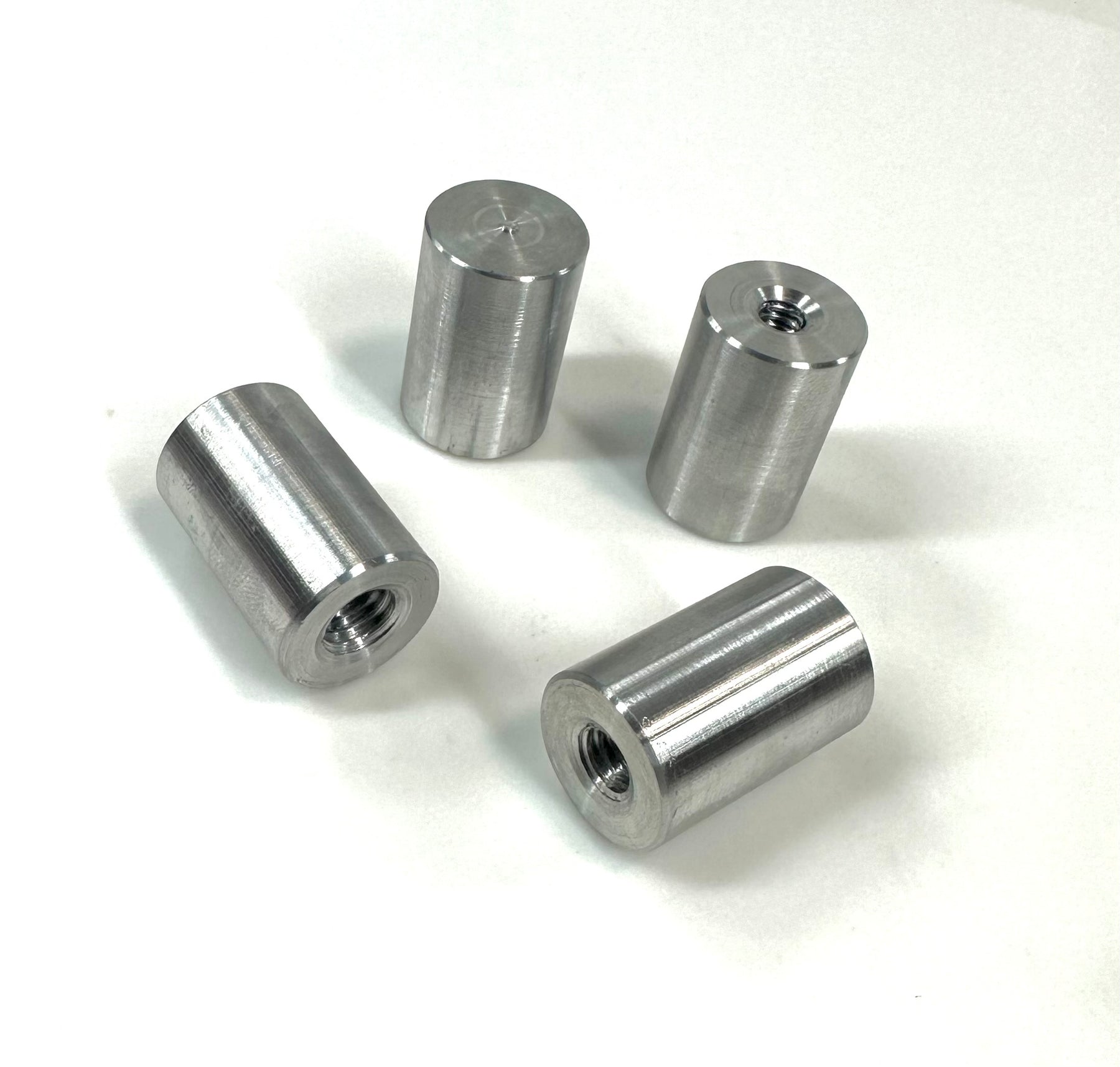 Bung King Weld-In Blind Threaded Tank Bung, 6061-T6 Aluminum Petcock Adapter & Tank Bung Bung King