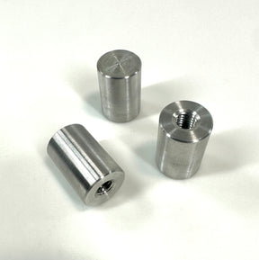 Bung King Weld-In Blind Threaded Tank Bung, 6061-T6 Aluminum Petcock Adapter & Tank Bung Bung King