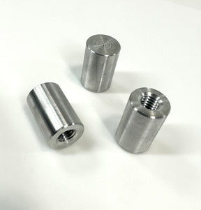 Bung King Weld-In Blind Threaded Tank Bung, 6061-T6 Aluminum Petcock Adapter & Tank Bung Bung King