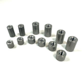 Bung King Weld-In Threaded Bung Assortment, Metric, 12 Pieces, 1018 Mild Steel Frame Fabrication Part Bung King