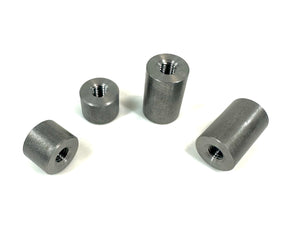 Bung King Weld-In Threaded Bung, M8 x 1.25, 1018 Mild Steel Frame Fabrication Part Bung King