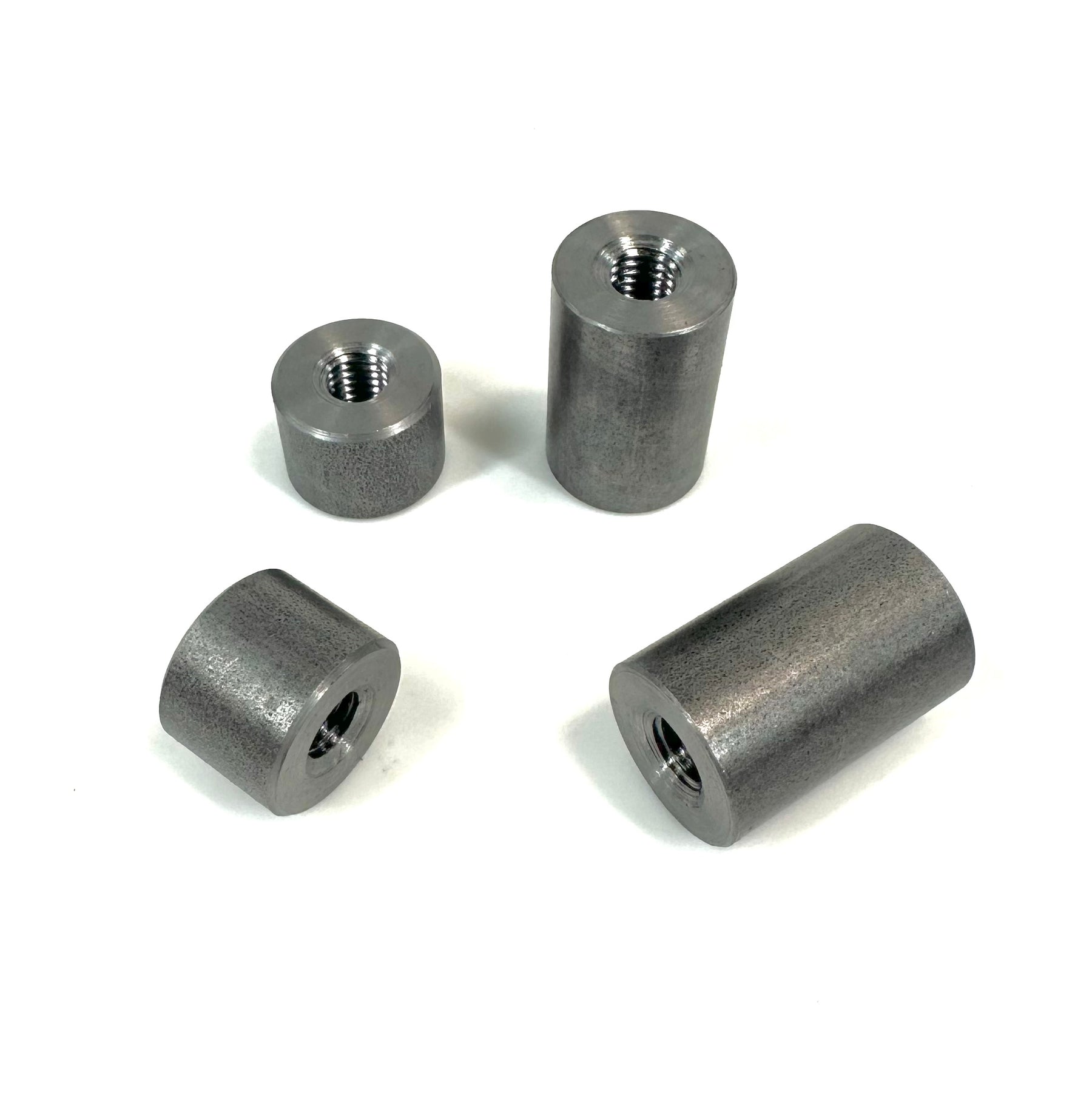 Bung King Weld-In Threaded Bung, M8 x 1.25, 1018 Mild Steel Frame Fabrication Part Bung King