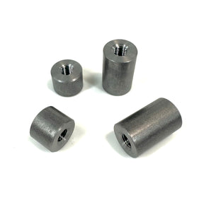 Bung King Weld-In Threaded Bung, M8 x 1.25, 1018 Mild Steel Frame Fabrication Part Bung King