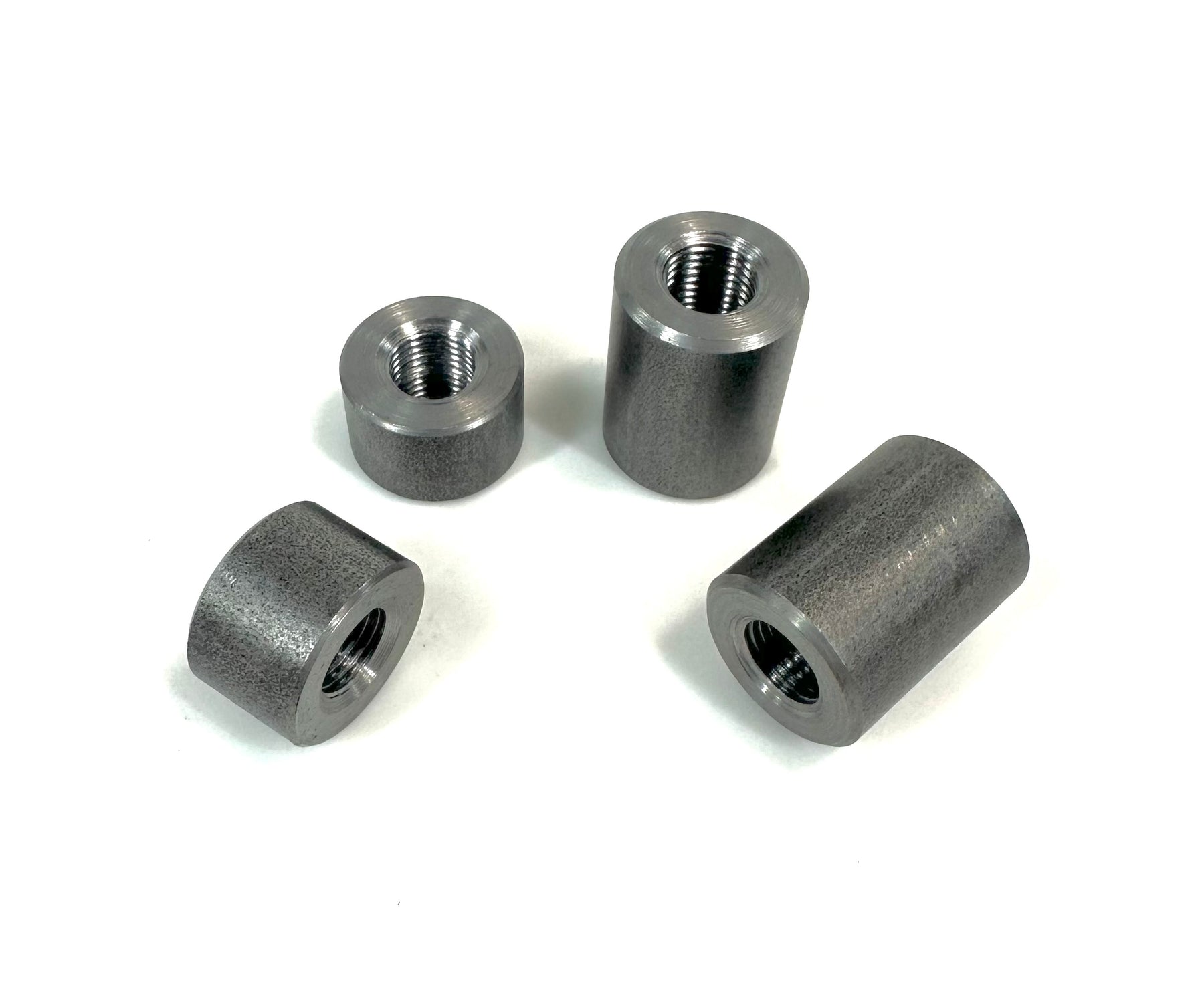 Bung King Weld-In Threaded Bung 3/8"-24, 1018 Mild Steel Frame Fabrication Part Bung King