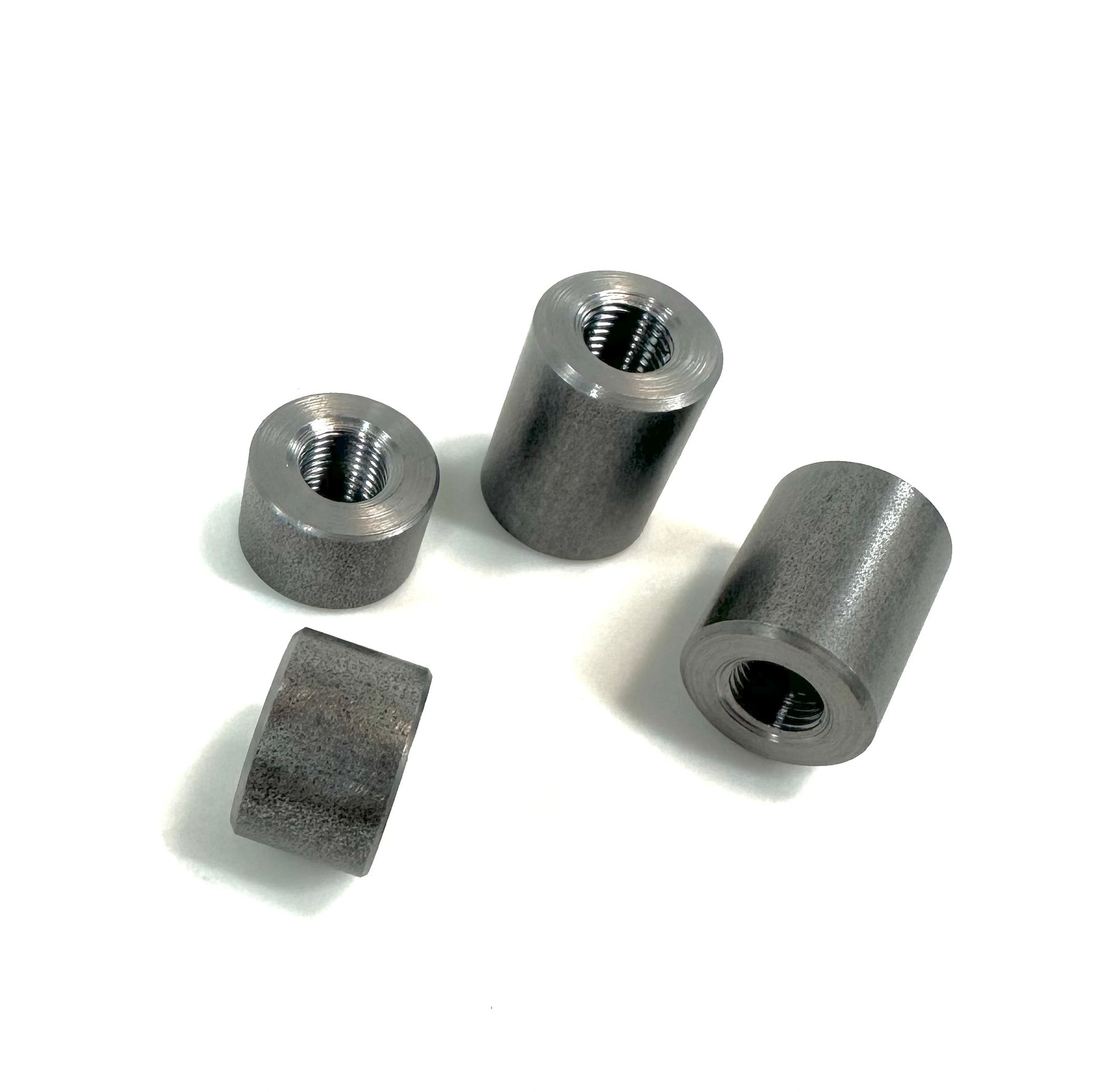 Bung King Weld-In Threaded Bung 3/8"-24, 1018 Mild Steel Frame Fabrication Part Bung King
